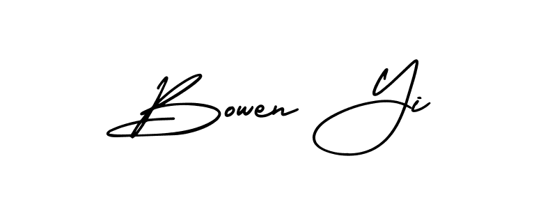 Also we have Bowen Yi name is the best signature style. Create professional handwritten signature collection using AmerikaSignatureDemo-Regular autograph style. Bowen Yi signature style 3 images and pictures png