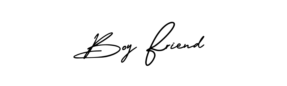 How to make Boy Friend signature? AmerikaSignatureDemo-Regular is a professional autograph style. Create handwritten signature for Boy Friend name. Boy Friend signature style 3 images and pictures png