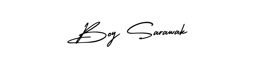 Also You can easily find your signature by using the search form. We will create Boy Sarawak name handwritten signature images for you free of cost using AmerikaSignatureDemo-Regular sign style. Boy Sarawak signature style 3 images and pictures png