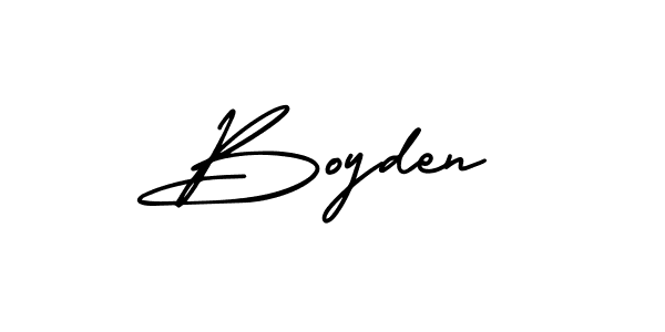 How to Draw Boyden signature style? AmerikaSignatureDemo-Regular is a latest design signature styles for name Boyden. Boyden signature style 3 images and pictures png
