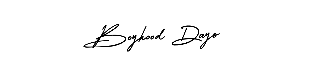 Similarly AmerikaSignatureDemo-Regular is the best handwritten signature design. Signature creator online .You can use it as an online autograph creator for name Boyhood Days. Boyhood Days signature style 3 images and pictures png