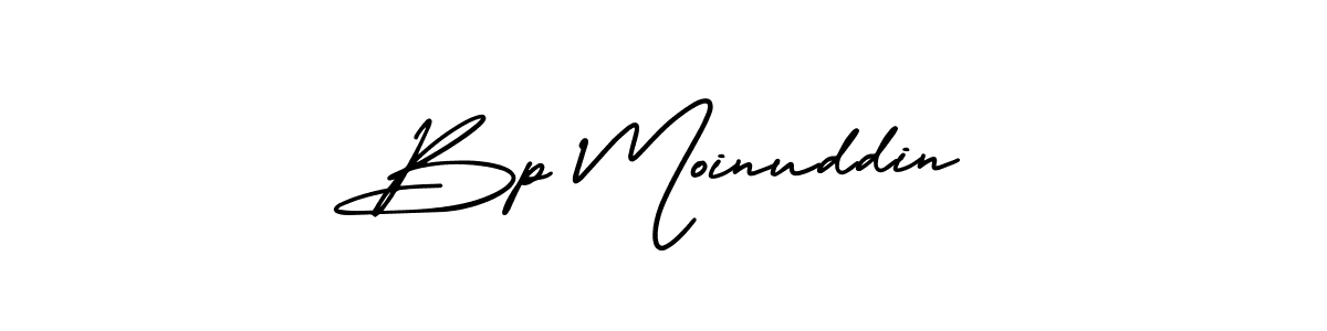 Similarly AmerikaSignatureDemo-Regular is the best handwritten signature design. Signature creator online .You can use it as an online autograph creator for name Bp Moinuddin. Bp Moinuddin signature style 3 images and pictures png