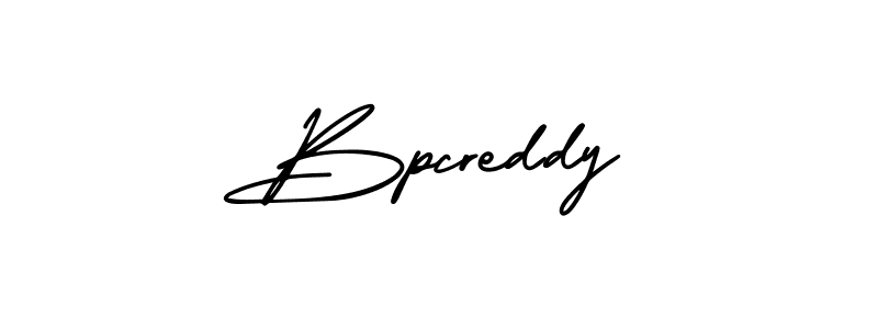 You should practise on your own different ways (AmerikaSignatureDemo-Regular) to write your name (Bpcreddy) in signature. don't let someone else do it for you. Bpcreddy signature style 3 images and pictures png