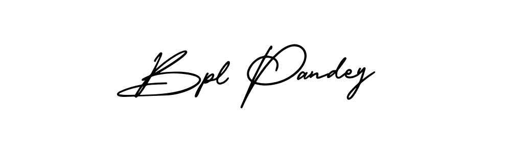 Make a beautiful signature design for name Bpl Pandey. Use this online signature maker to create a handwritten signature for free. Bpl Pandey signature style 3 images and pictures png