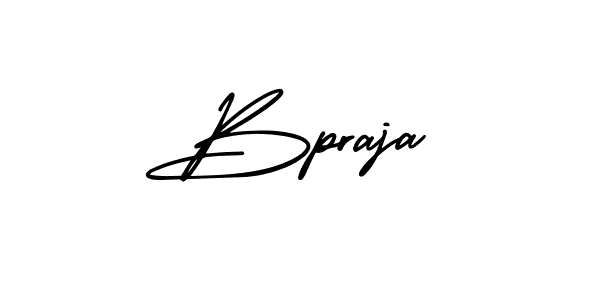 Similarly AmerikaSignatureDemo-Regular is the best handwritten signature design. Signature creator online .You can use it as an online autograph creator for name Bpraja. Bpraja signature style 3 images and pictures png
