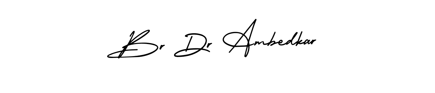 You should practise on your own different ways (AmerikaSignatureDemo-Regular) to write your name (Br Dr Ambedkar) in signature. don't let someone else do it for you. Br Dr Ambedkar signature style 3 images and pictures png