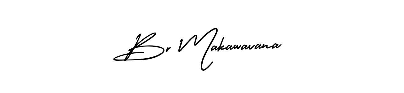 How to make Br Makawavana signature? AmerikaSignatureDemo-Regular is a professional autograph style. Create handwritten signature for Br Makawavana name. Br Makawavana signature style 3 images and pictures png