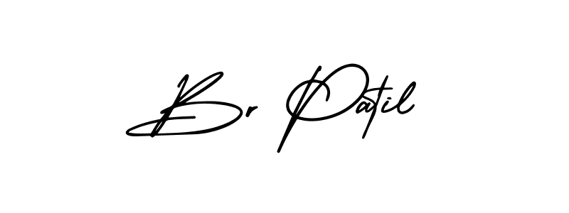 Create a beautiful signature design for name Br Patil. With this signature (AmerikaSignatureDemo-Regular) fonts, you can make a handwritten signature for free. Br Patil signature style 3 images and pictures png