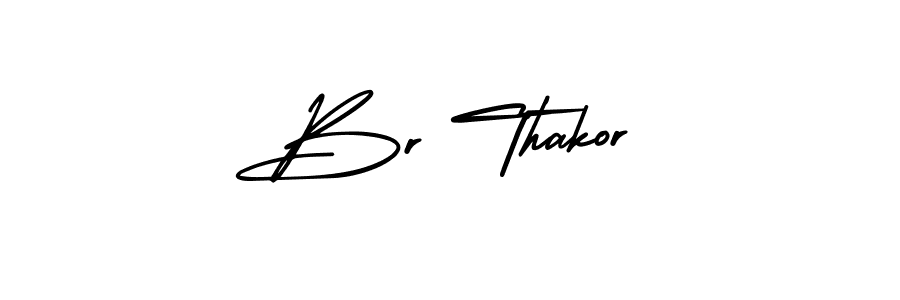 Also we have Br Thakor name is the best signature style. Create professional handwritten signature collection using AmerikaSignatureDemo-Regular autograph style. Br Thakor signature style 3 images and pictures png