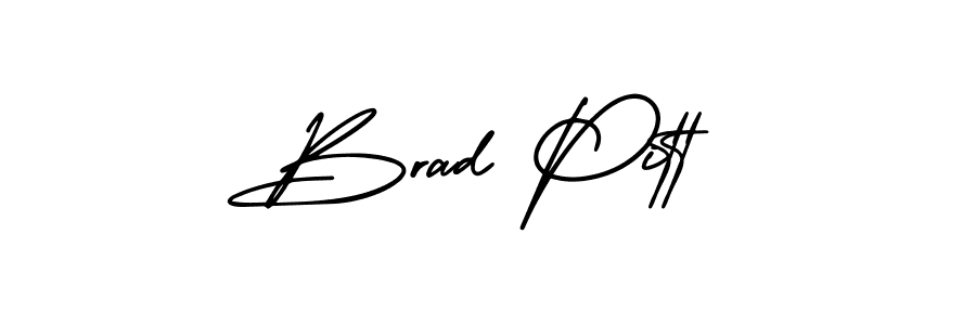 It looks lik you need a new signature style for name Brad Pitt. Design unique handwritten (AmerikaSignatureDemo-Regular) signature with our free signature maker in just a few clicks. Brad Pitt signature style 3 images and pictures png