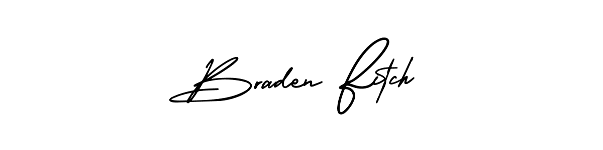 Best and Professional Signature Style for Braden Fitch. AmerikaSignatureDemo-Regular Best Signature Style Collection. Braden Fitch signature style 3 images and pictures png