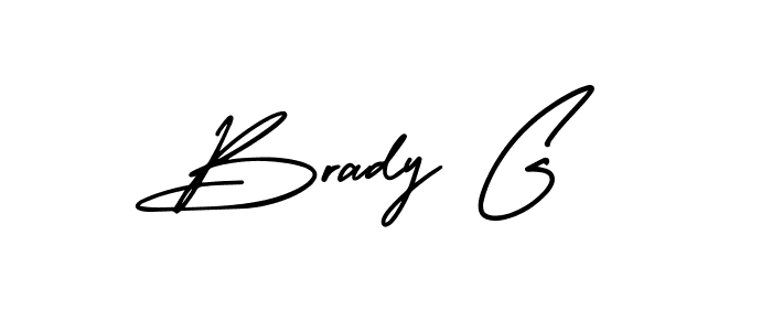 How to Draw Brady G signature style? AmerikaSignatureDemo-Regular is a latest design signature styles for name Brady G. Brady G signature style 3 images and pictures png