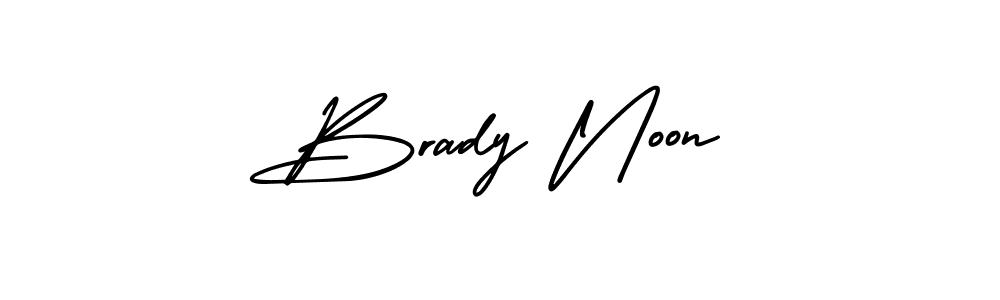 AmerikaSignatureDemo-Regular is a professional signature style that is perfect for those who want to add a touch of class to their signature. It is also a great choice for those who want to make their signature more unique. Get Brady Noon name to fancy signature for free. Brady Noon signature style 3 images and pictures png