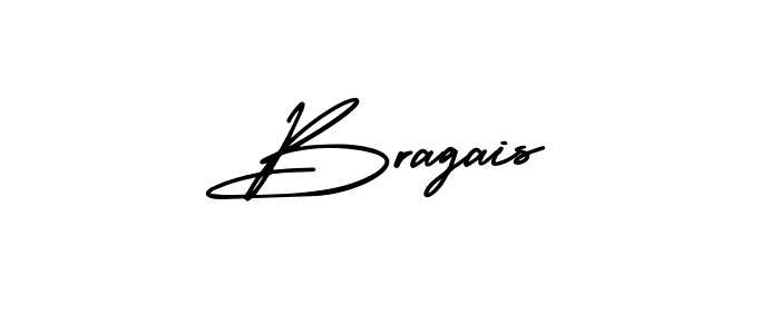 Bragais stylish signature style. Best Handwritten Sign (AmerikaSignatureDemo-Regular) for my name. Handwritten Signature Collection Ideas for my name Bragais. Bragais signature style 3 images and pictures png