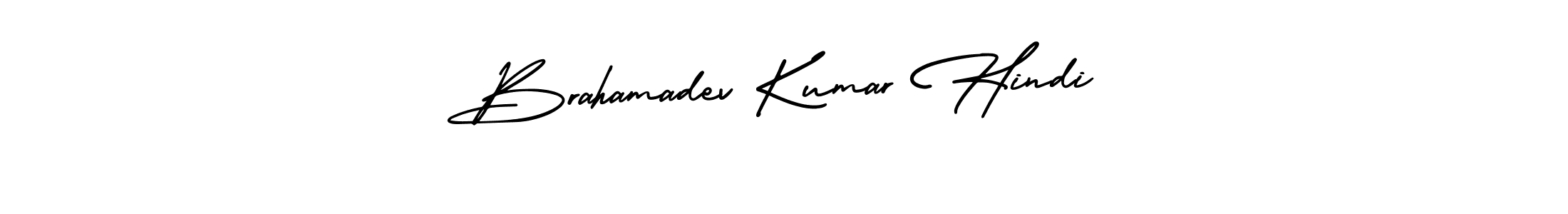 Use a signature maker to create a handwritten signature online. With this signature software, you can design (AmerikaSignatureDemo-Regular) your own signature for name Brahamadev Kumar Hindi. Brahamadev Kumar Hindi signature style 3 images and pictures png