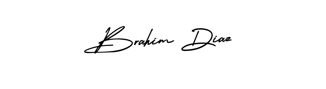 It looks lik you need a new signature style for name Brahim Diaz. Design unique handwritten (AmerikaSignatureDemo-Regular) signature with our free signature maker in just a few clicks. Brahim Diaz signature style 3 images and pictures png