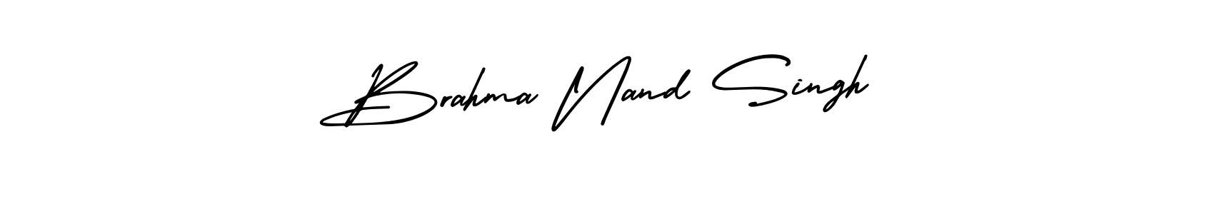 Use a signature maker to create a handwritten signature online. With this signature software, you can design (AmerikaSignatureDemo-Regular) your own signature for name Brahma Nand Singh. Brahma Nand Singh signature style 3 images and pictures png