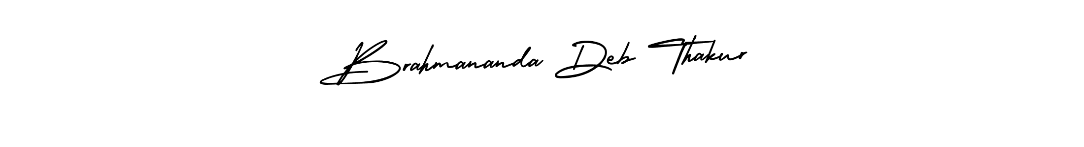 Also You can easily find your signature by using the search form. We will create Brahmananda Deb Thakur name handwritten signature images for you free of cost using AmerikaSignatureDemo-Regular sign style. Brahmananda Deb Thakur signature style 3 images and pictures png