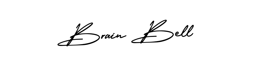 Make a beautiful signature design for name Brain Bell. With this signature (AmerikaSignatureDemo-Regular) style, you can create a handwritten signature for free. Brain Bell signature style 3 images and pictures png