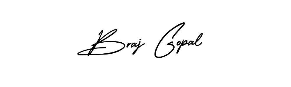 You should practise on your own different ways (AmerikaSignatureDemo-Regular) to write your name (Braj Gopal) in signature. don't let someone else do it for you. Braj Gopal signature style 3 images and pictures png