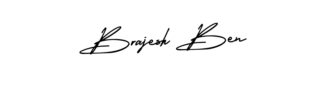 It looks lik you need a new signature style for name Brajesh Ben. Design unique handwritten (AmerikaSignatureDemo-Regular) signature with our free signature maker in just a few clicks. Brajesh Ben signature style 3 images and pictures png