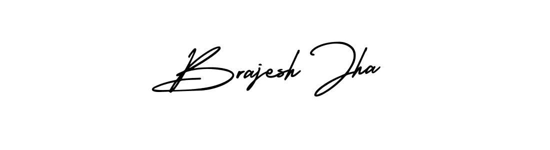 Use a signature maker to create a handwritten signature online. With this signature software, you can design (AmerikaSignatureDemo-Regular) your own signature for name Brajesh Jha. Brajesh Jha signature style 3 images and pictures png