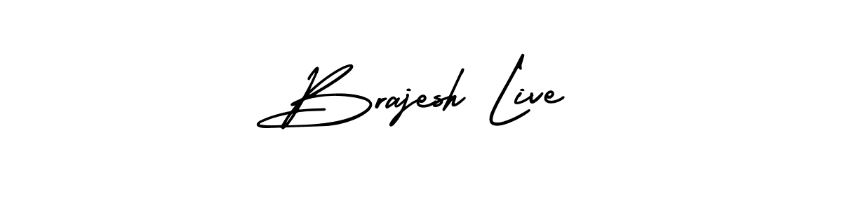 Create a beautiful signature design for name Brajesh Live. With this signature (AmerikaSignatureDemo-Regular) fonts, you can make a handwritten signature for free. Brajesh Live signature style 3 images and pictures png