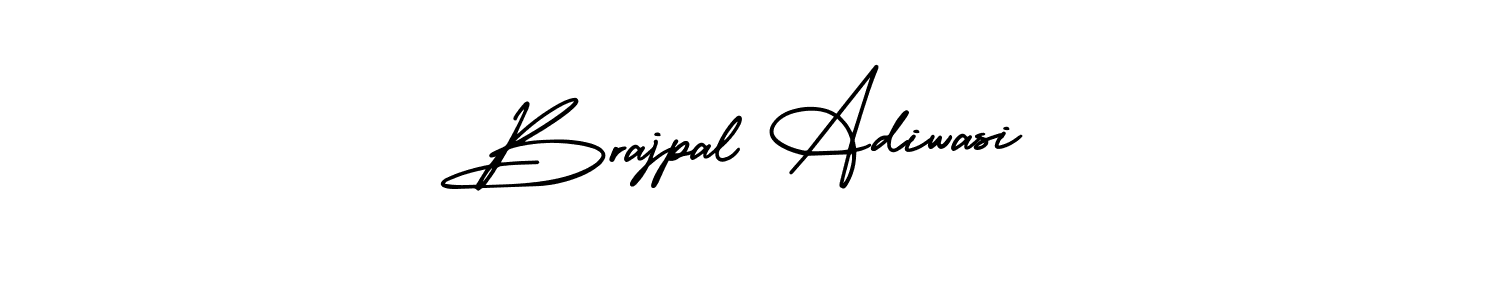 You should practise on your own different ways (AmerikaSignatureDemo-Regular) to write your name (Brajpal Adiwasi) in signature. don't let someone else do it for you. Brajpal Adiwasi signature style 3 images and pictures png