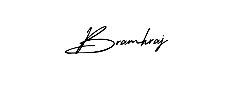 Create a beautiful signature design for name Bramhraj. With this signature (AmerikaSignatureDemo-Regular) fonts, you can make a handwritten signature for free. Bramhraj signature style 3 images and pictures png