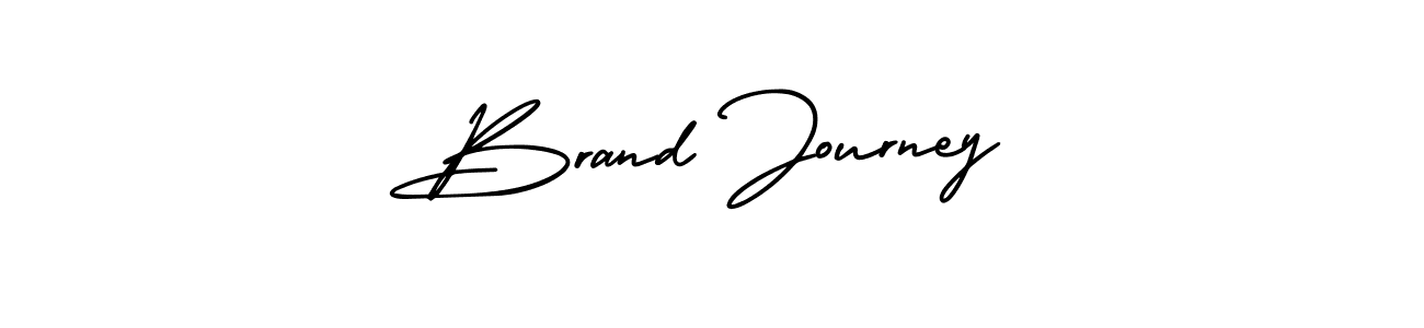 How to make Brand Journey name signature. Use AmerikaSignatureDemo-Regular style for creating short signs online. This is the latest handwritten sign. Brand Journey signature style 3 images and pictures png