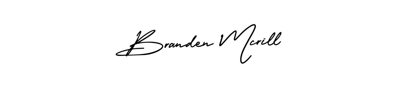 Check out images of Autograph of Branden Mcrill name. Actor Branden Mcrill Signature Style. AmerikaSignatureDemo-Regular is a professional sign style online. Branden Mcrill signature style 3 images and pictures png