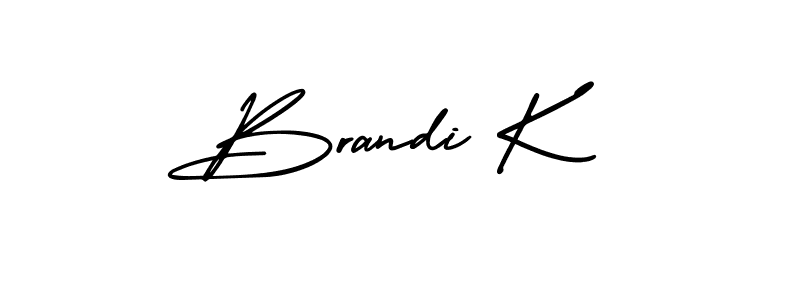 Make a beautiful signature design for name Brandi K. Use this online signature maker to create a handwritten signature for free. Brandi K signature style 3 images and pictures png