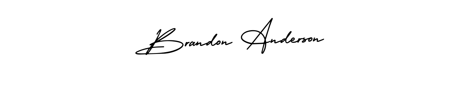 Design your own signature with our free online signature maker. With this signature software, you can create a handwritten (AmerikaSignatureDemo-Regular) signature for name Brandon Anderson. Brandon Anderson signature style 3 images and pictures png