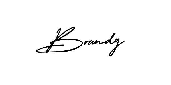 Brandy stylish signature style. Best Handwritten Sign (AmerikaSignatureDemo-Regular) for my name. Handwritten Signature Collection Ideas for my name Brandy. Brandy signature style 3 images and pictures png