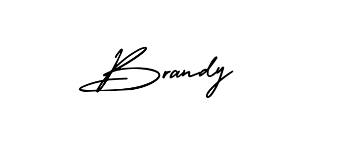 Use a signature maker to create a handwritten signature online. With this signature software, you can design (AmerikaSignatureDemo-Regular) your own signature for name Brandy . Brandy  signature style 3 images and pictures png