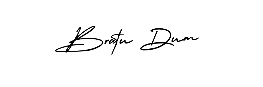 Best and Professional Signature Style for Bratu Dum. AmerikaSignatureDemo-Regular Best Signature Style Collection. Bratu Dum signature style 3 images and pictures png