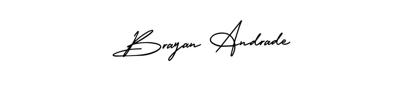 Make a beautiful signature design for name Brayan Andrade. Use this online signature maker to create a handwritten signature for free. Brayan Andrade signature style 3 images and pictures png