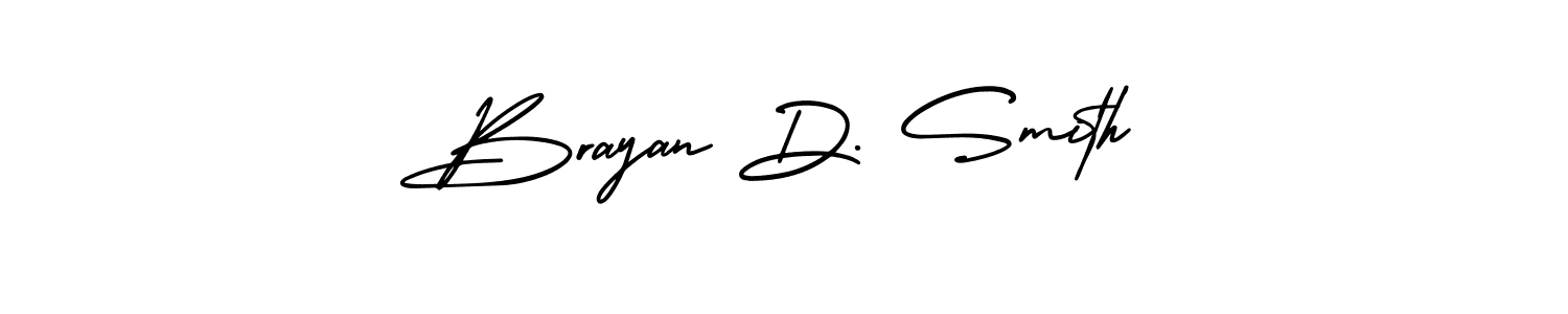 Also You can easily find your signature by using the search form. We will create Brayan D. Smith name handwritten signature images for you free of cost using AmerikaSignatureDemo-Regular sign style. Brayan D. Smith signature style 3 images and pictures png