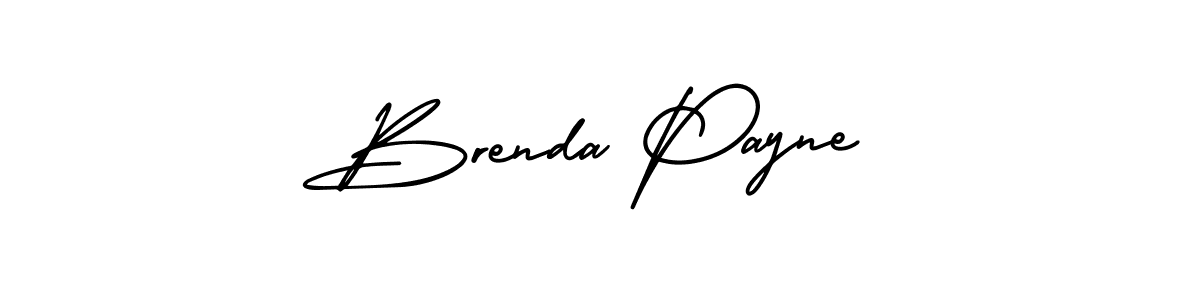 Make a beautiful signature design for name Brenda Payne. With this signature (AmerikaSignatureDemo-Regular) style, you can create a handwritten signature for free. Brenda Payne signature style 3 images and pictures png