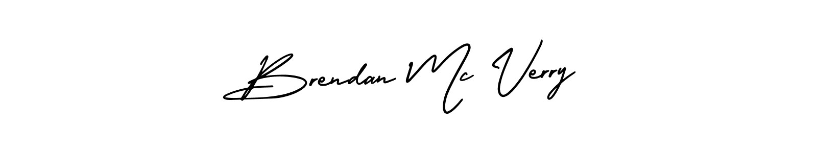 Make a beautiful signature design for name Brendan Mc Verry. With this signature (AmerikaSignatureDemo-Regular) style, you can create a handwritten signature for free. Brendan Mc Verry signature style 3 images and pictures png