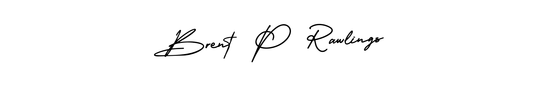 Brent  P  Rawlings stylish signature style. Best Handwritten Sign (AmerikaSignatureDemo-Regular) for my name. Handwritten Signature Collection Ideas for my name Brent  P  Rawlings. Brent  P  Rawlings signature style 3 images and pictures png