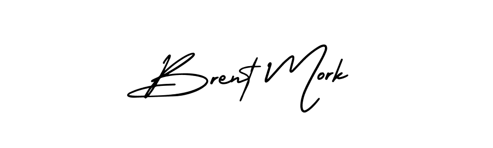 How to make Brent Mork signature? AmerikaSignatureDemo-Regular is a professional autograph style. Create handwritten signature for Brent Mork name. Brent Mork signature style 3 images and pictures png