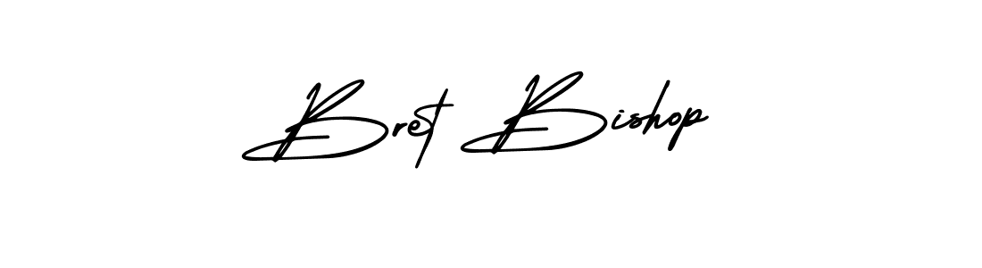 Create a beautiful signature design for name Bret Bishop. With this signature (AmerikaSignatureDemo-Regular) fonts, you can make a handwritten signature for free. Bret Bishop signature style 3 images and pictures png