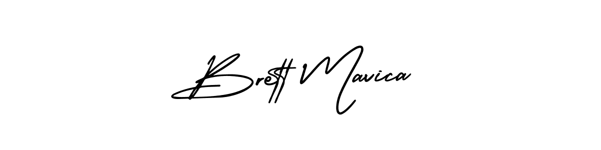 Best and Professional Signature Style for Brett Mavica. AmerikaSignatureDemo-Regular Best Signature Style Collection. Brett Mavica signature style 3 images and pictures png