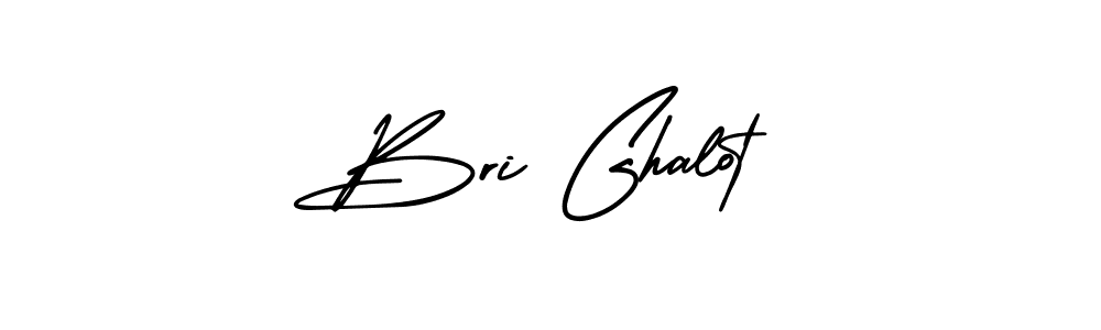 It looks lik you need a new signature style for name Bri Ghalot. Design unique handwritten (AmerikaSignatureDemo-Regular) signature with our free signature maker in just a few clicks. Bri Ghalot signature style 3 images and pictures png