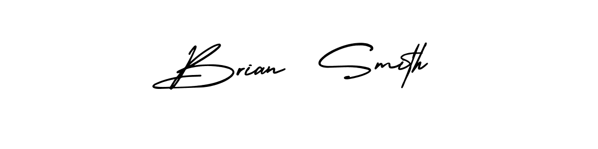 How to make Brian  Smith signature? AmerikaSignatureDemo-Regular is a professional autograph style. Create handwritten signature for Brian  Smith name. Brian  Smith signature style 3 images and pictures png