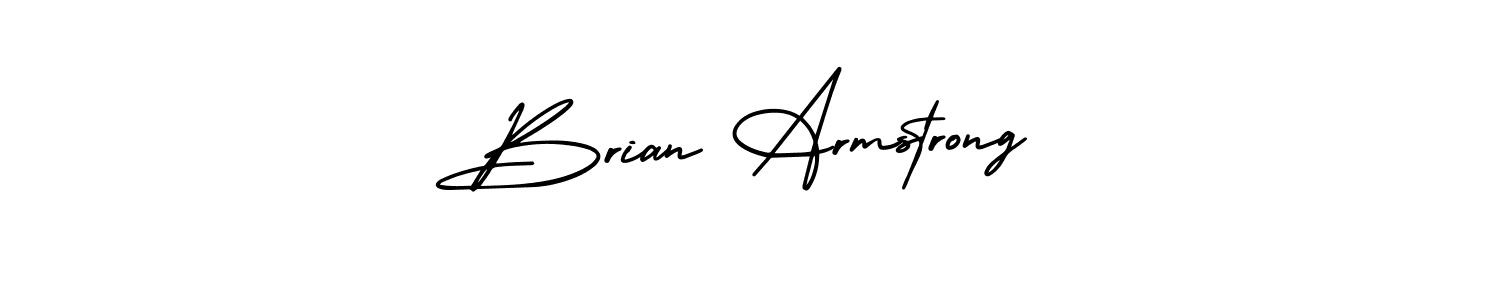 Design your own signature with our free online signature maker. With this signature software, you can create a handwritten (AmerikaSignatureDemo-Regular) signature for name Brian Armstrong. Brian Armstrong signature style 3 images and pictures png