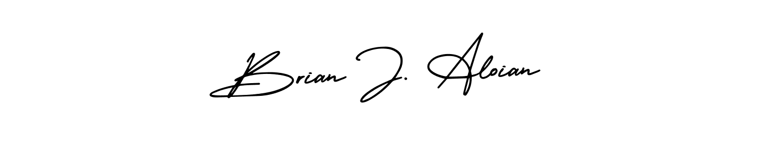 Also You can easily find your signature by using the search form. We will create Brian J. Aloian name handwritten signature images for you free of cost using AmerikaSignatureDemo-Regular sign style. Brian J. Aloian signature style 3 images and pictures png