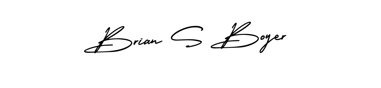 Best and Professional Signature Style for Brian S Boyer. AmerikaSignatureDemo-Regular Best Signature Style Collection. Brian S Boyer signature style 3 images and pictures png