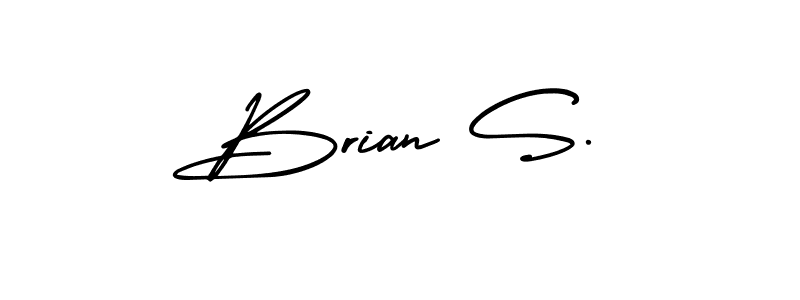 Design your own signature with our free online signature maker. With this signature software, you can create a handwritten (AmerikaSignatureDemo-Regular) signature for name Brian S.. Brian S. signature style 3 images and pictures png